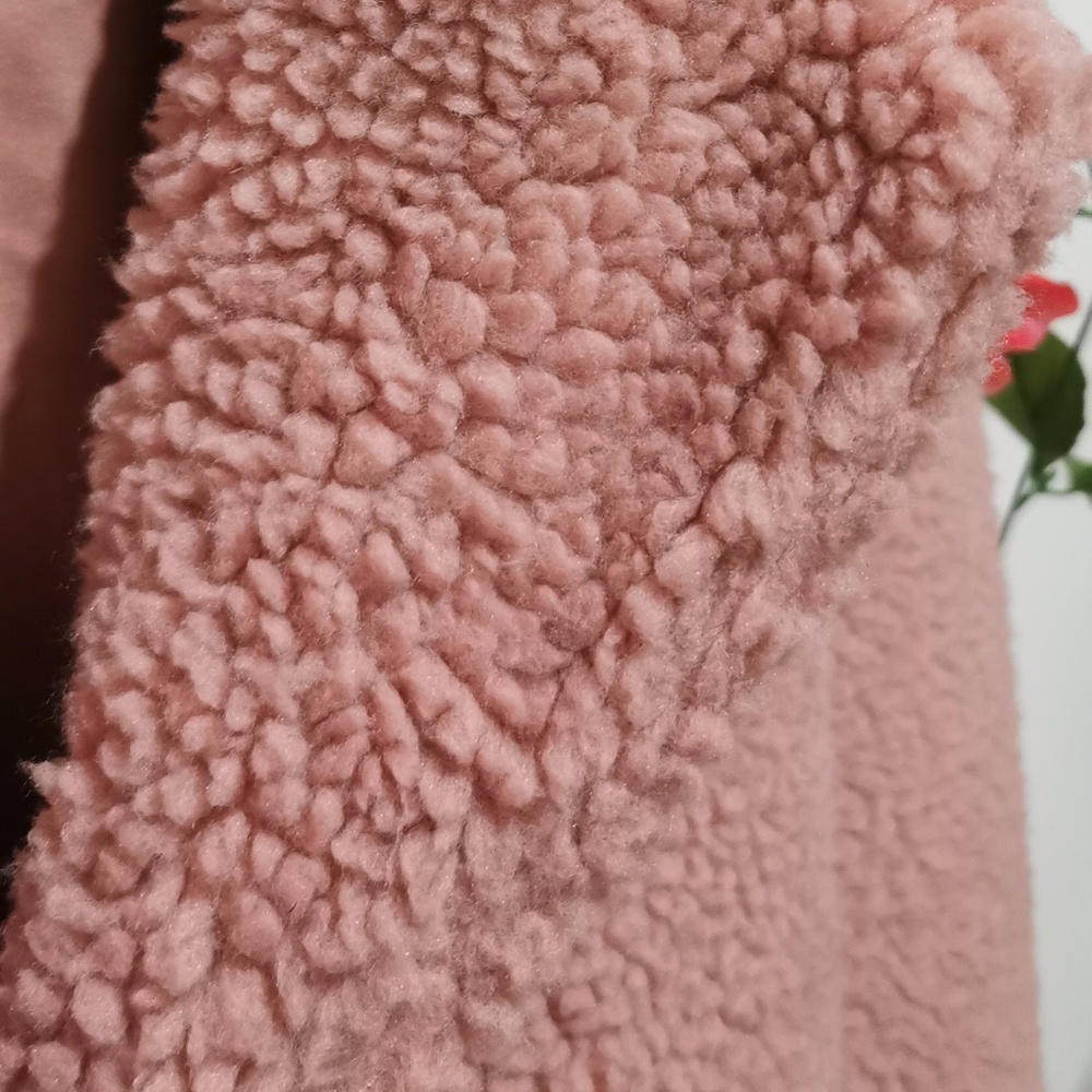 🌸 Pink Teddy Bear Jacket 🌸 - Picture 4 of 4